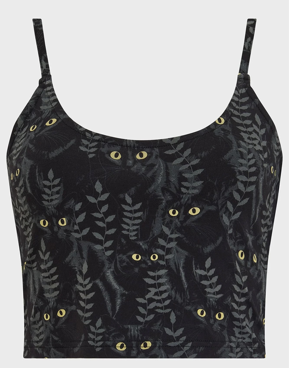 Damen Tanktop (Pyjama) KILLSTAR - Familiar Woods - Schwarz XL