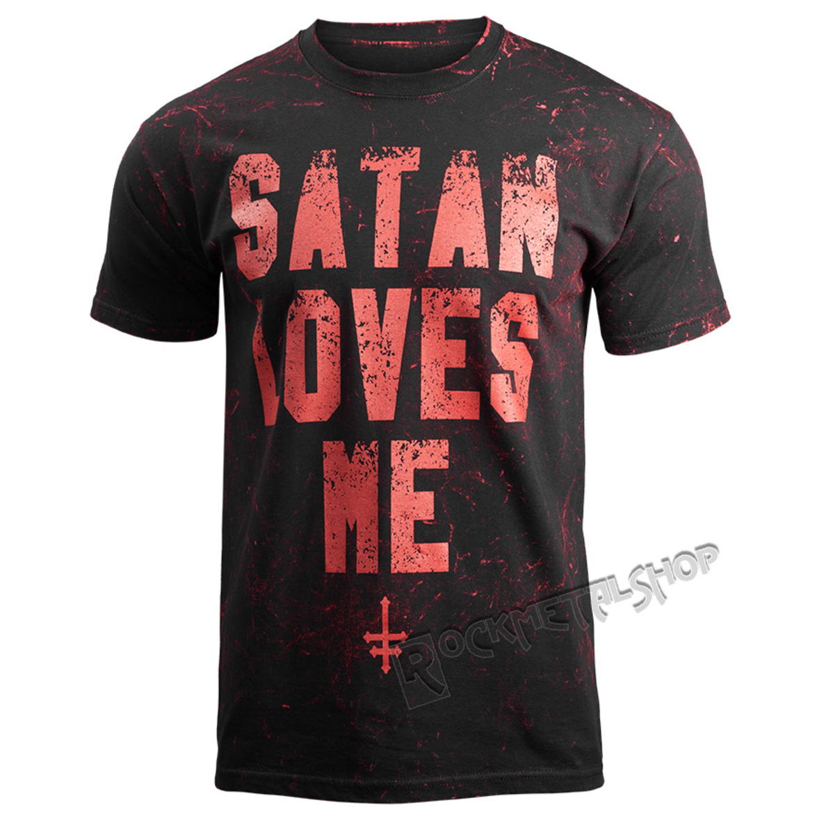 Herren T-Shirt Hardcore - SATAN LOVES ME - AMENOMEN XXL