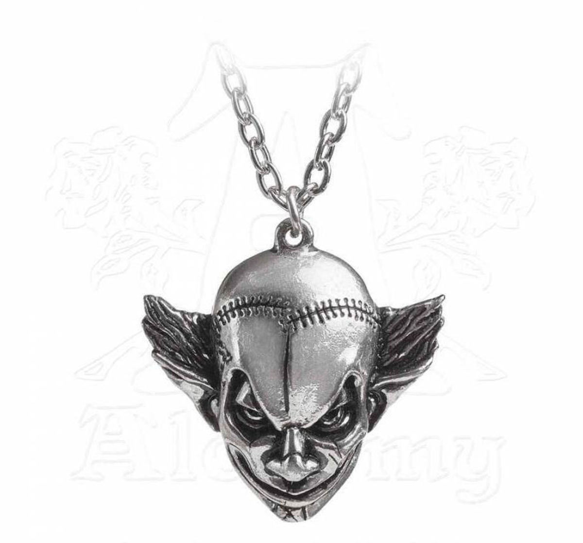 Anhänger Mit Kette ALCHEMY GOTHIC - M Era Luna Evil Clown