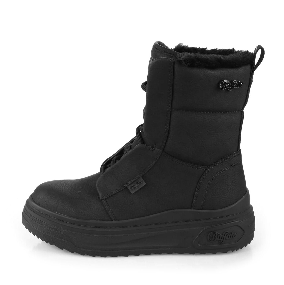 Damen Winterschuhe BUFFALO - VECTRA LACE UP HI WARM - BLK 37