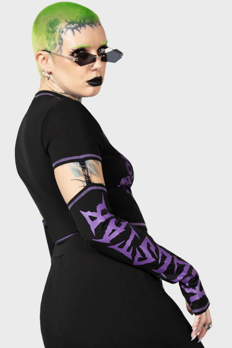 KILLSTAR - Damen Langarmshirt - Charnel - Schwarz XL