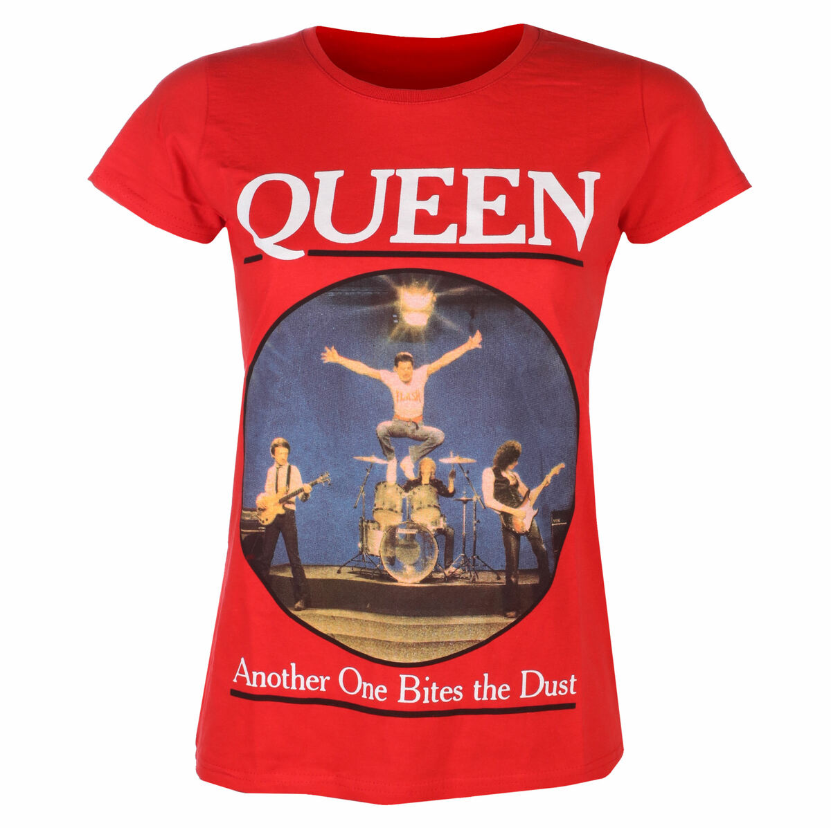 Damen-T-Shirt Queen - Another One Bites The Dust RED - ROCK OFF L