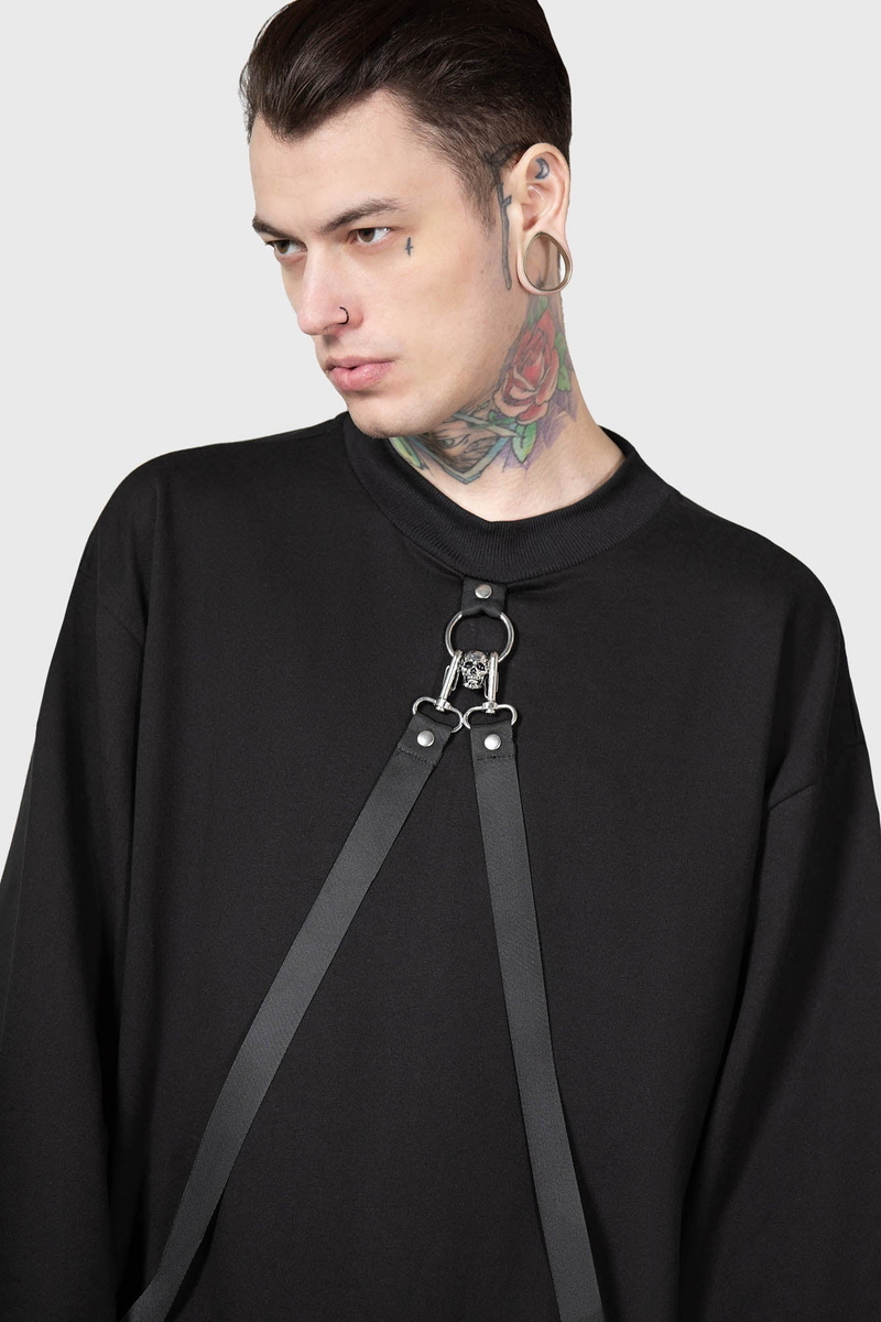 KILLSTAR - Sweatshirt Unisex - Flayer- Schwarz XS