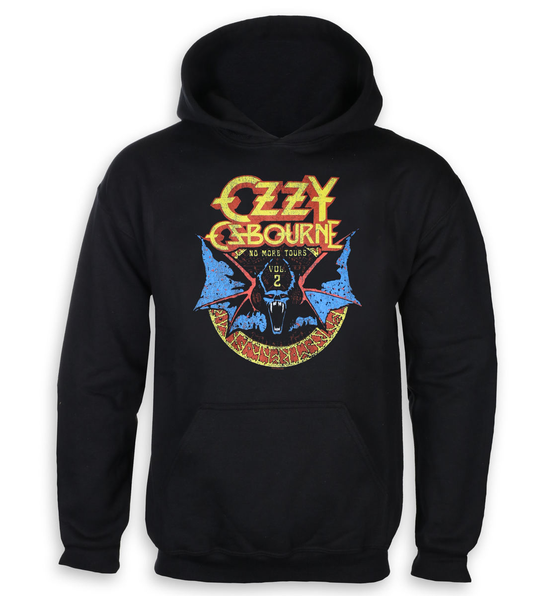 Herren Hoodie Ozzy Osbourne - Bat Circle - ROCK OFF S