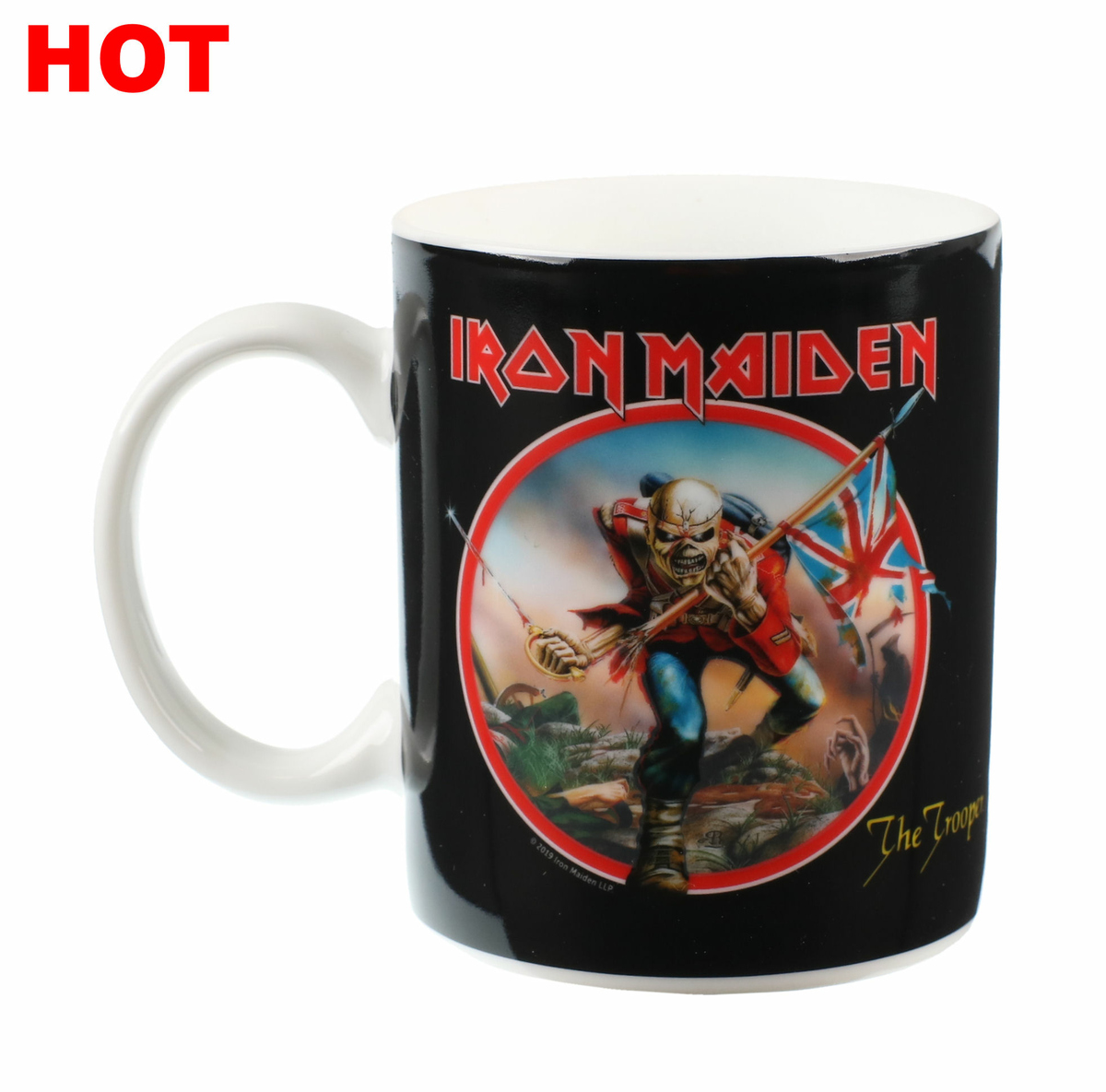 Tasse Mit Thermoeffekt - Iron Maiden - Heat Changing - The Trooper