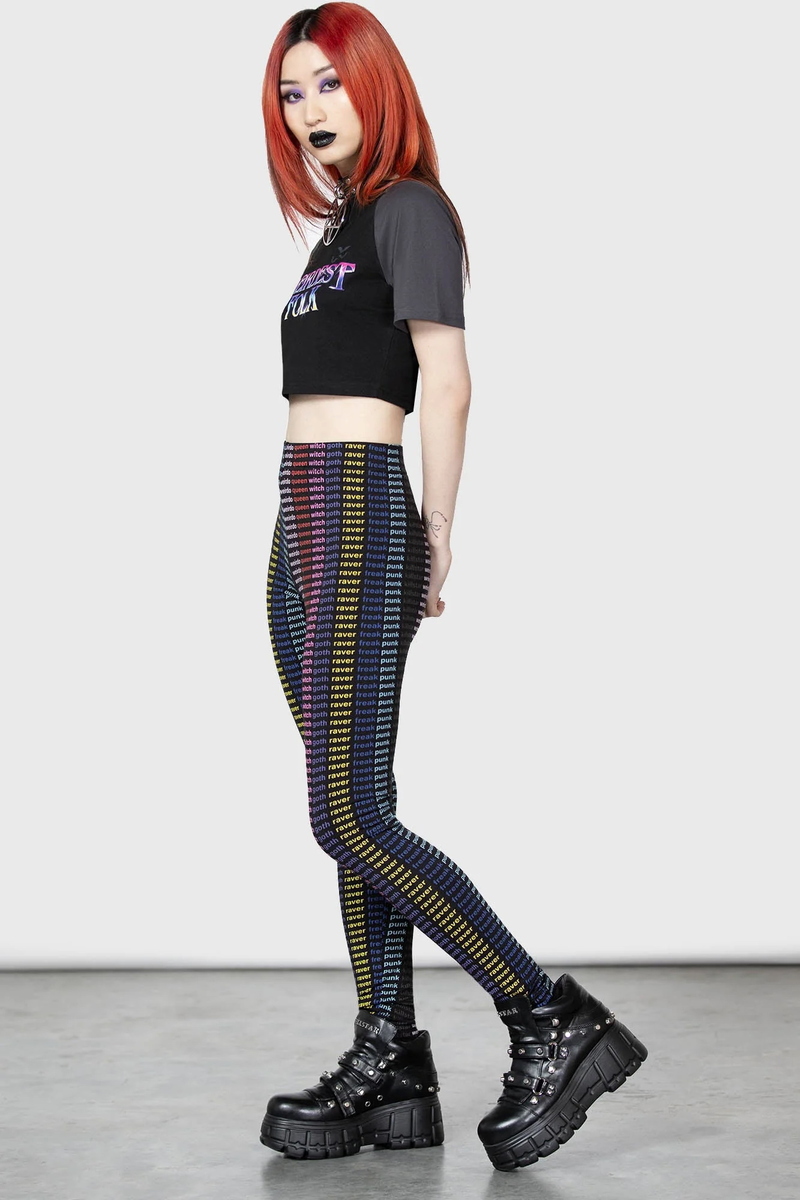 KILLSTAR - Damenleggings - Rave Queen - Schwarz XS