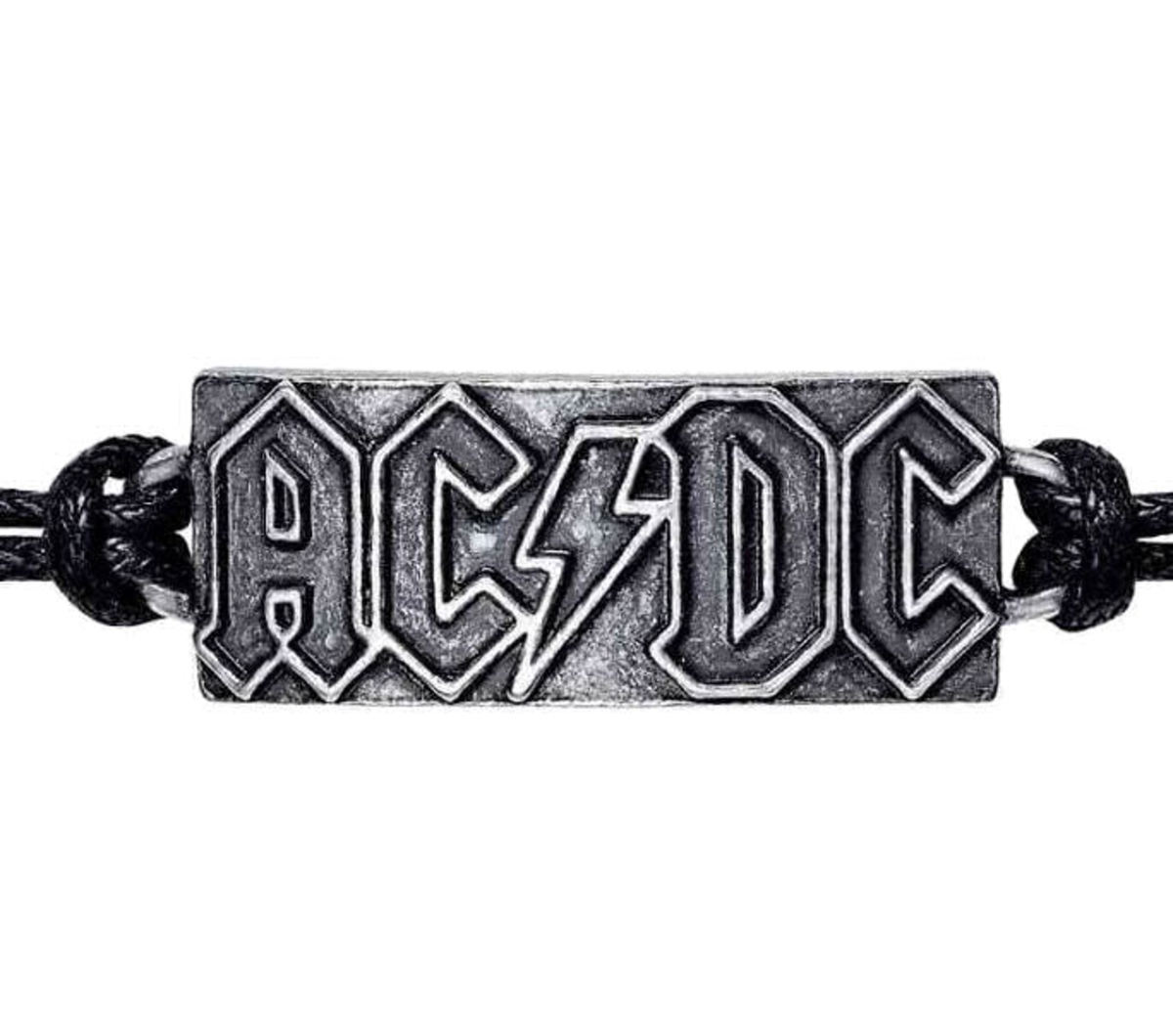 Armband ALCHEMY GOTHIC - AC / DC - Rechteckig Logo