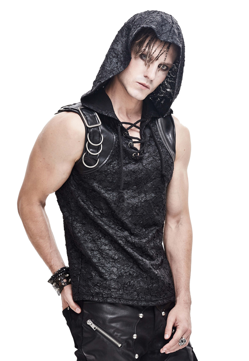 Herren Tanktop DEVIL FASHION - Biker Punk Rock Metallic S